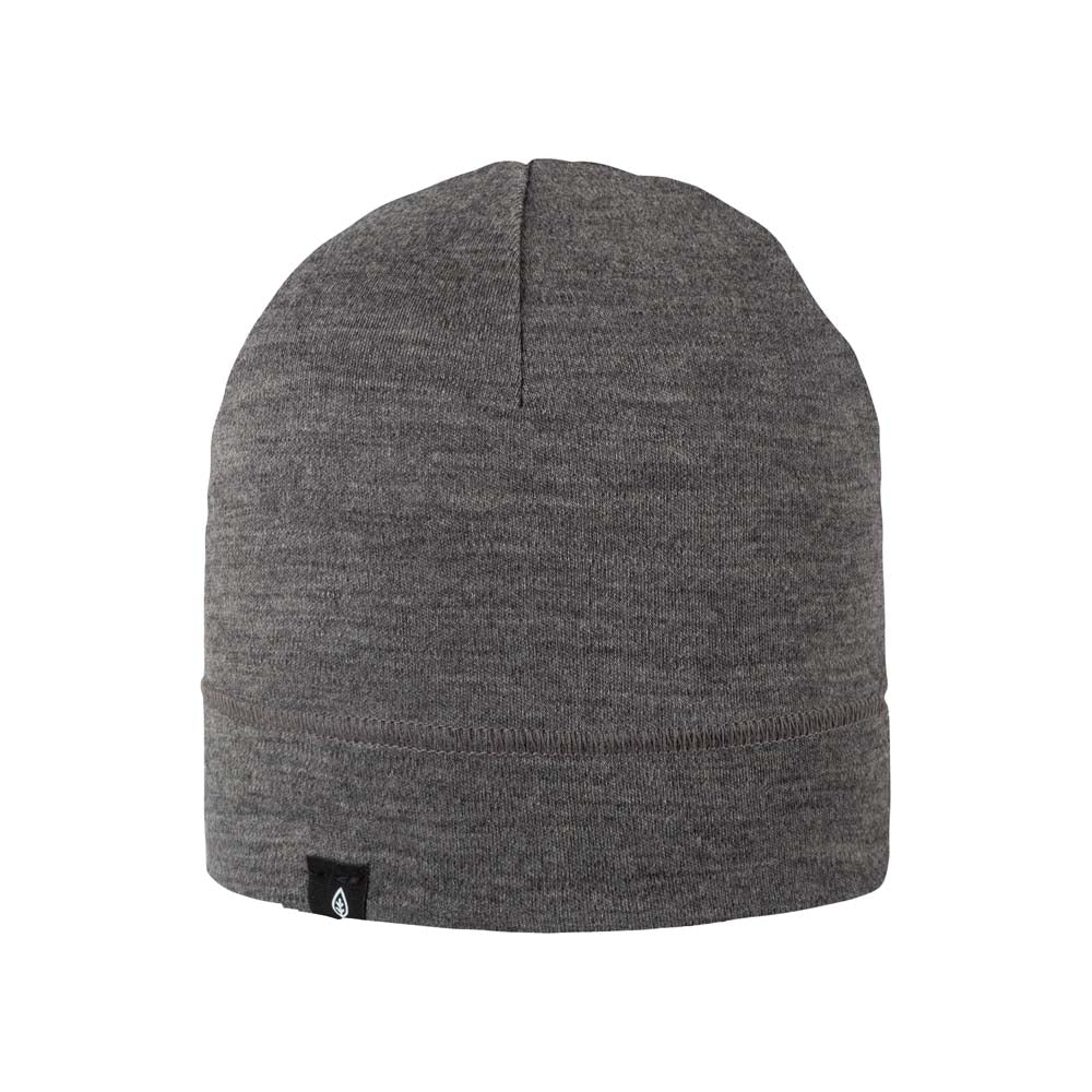 Kinder Beanie Interlock - grau melange