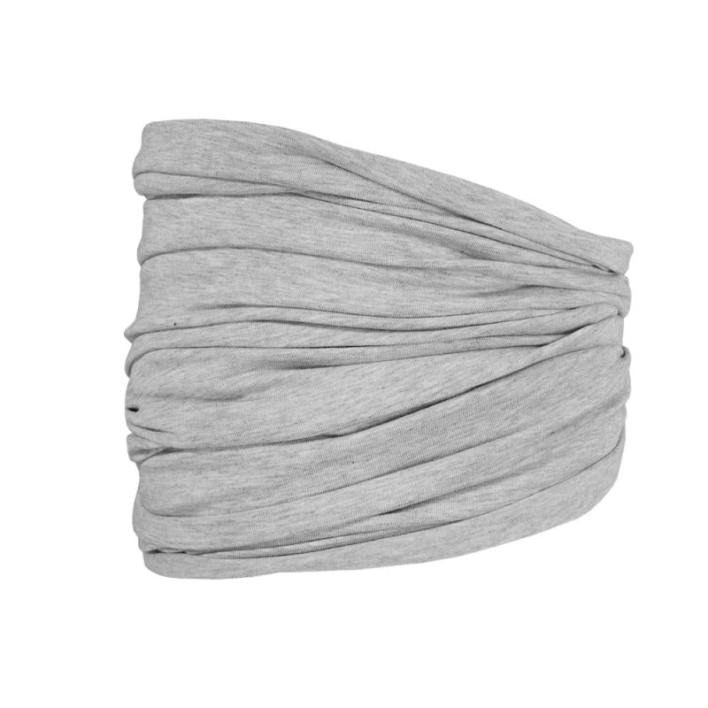 GOTS KIDS-Multifunktionstuch Jersey einfarbig, UV 50 Basic, hellgraumeliert
