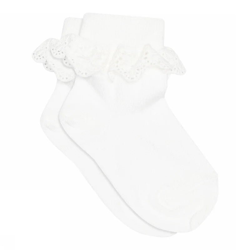 Socken mit Rüschen aus Baumwolle - Lace