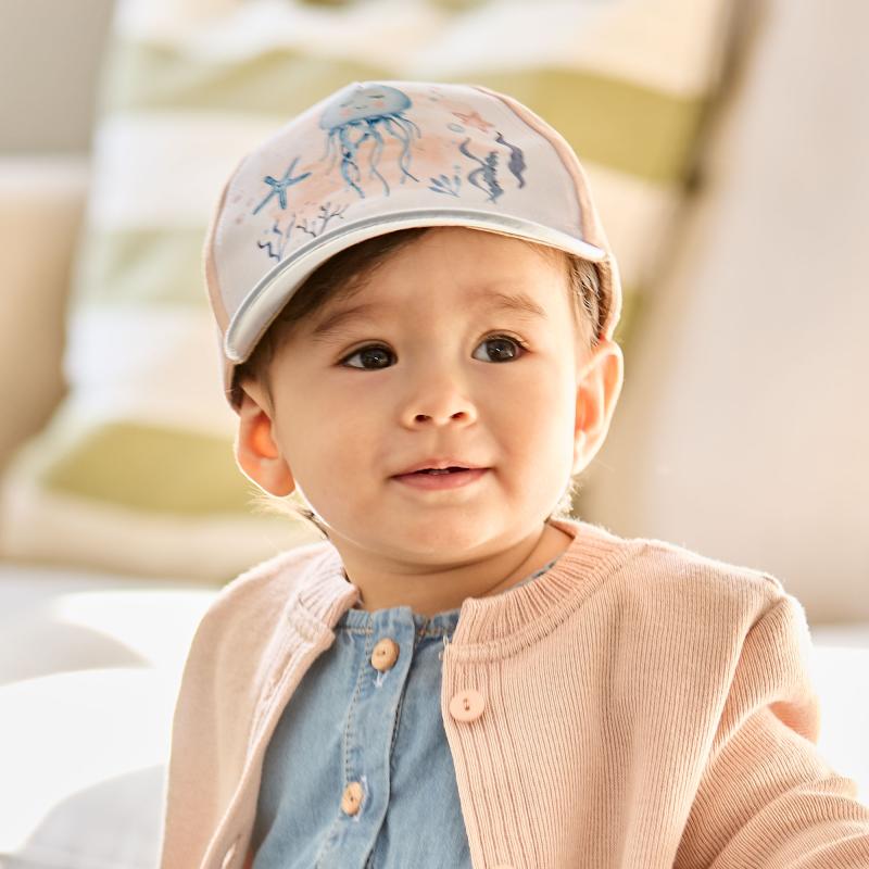MINI GIRL-Cap Qualle Klettverschluß