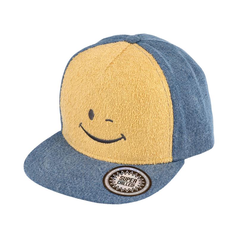 KIDS Cap, terry smile snap-back Verschluß