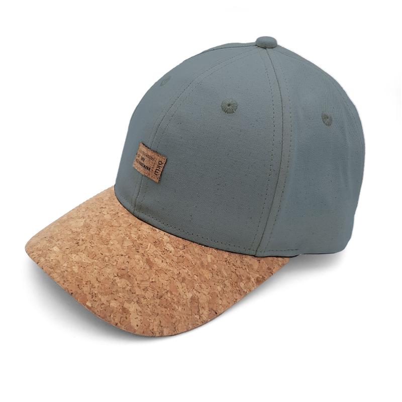 KIDS-Cap Waschoptik mit Korkschild und Klettverschluß, jeans