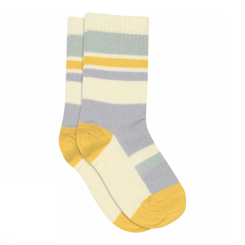 gerippte Socken aus Baumwolle - Somi, lavender sky
