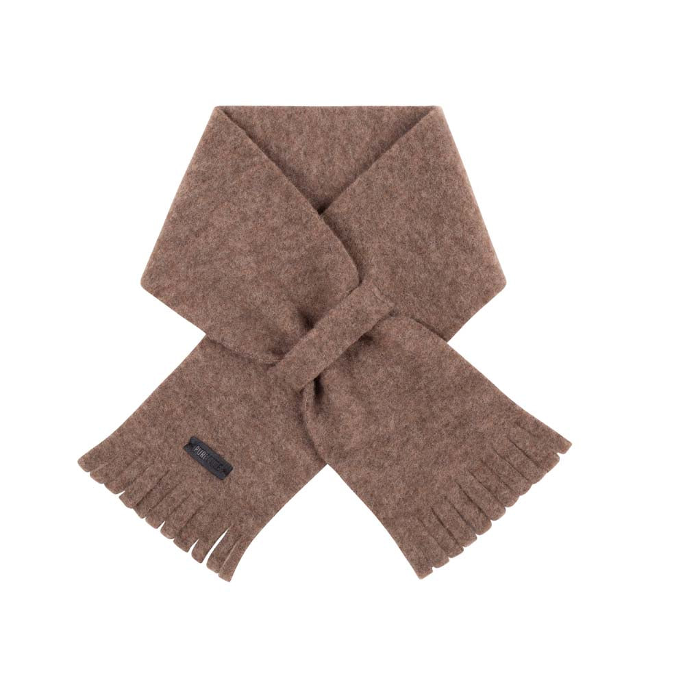Baby Schal Fleece - walnuss