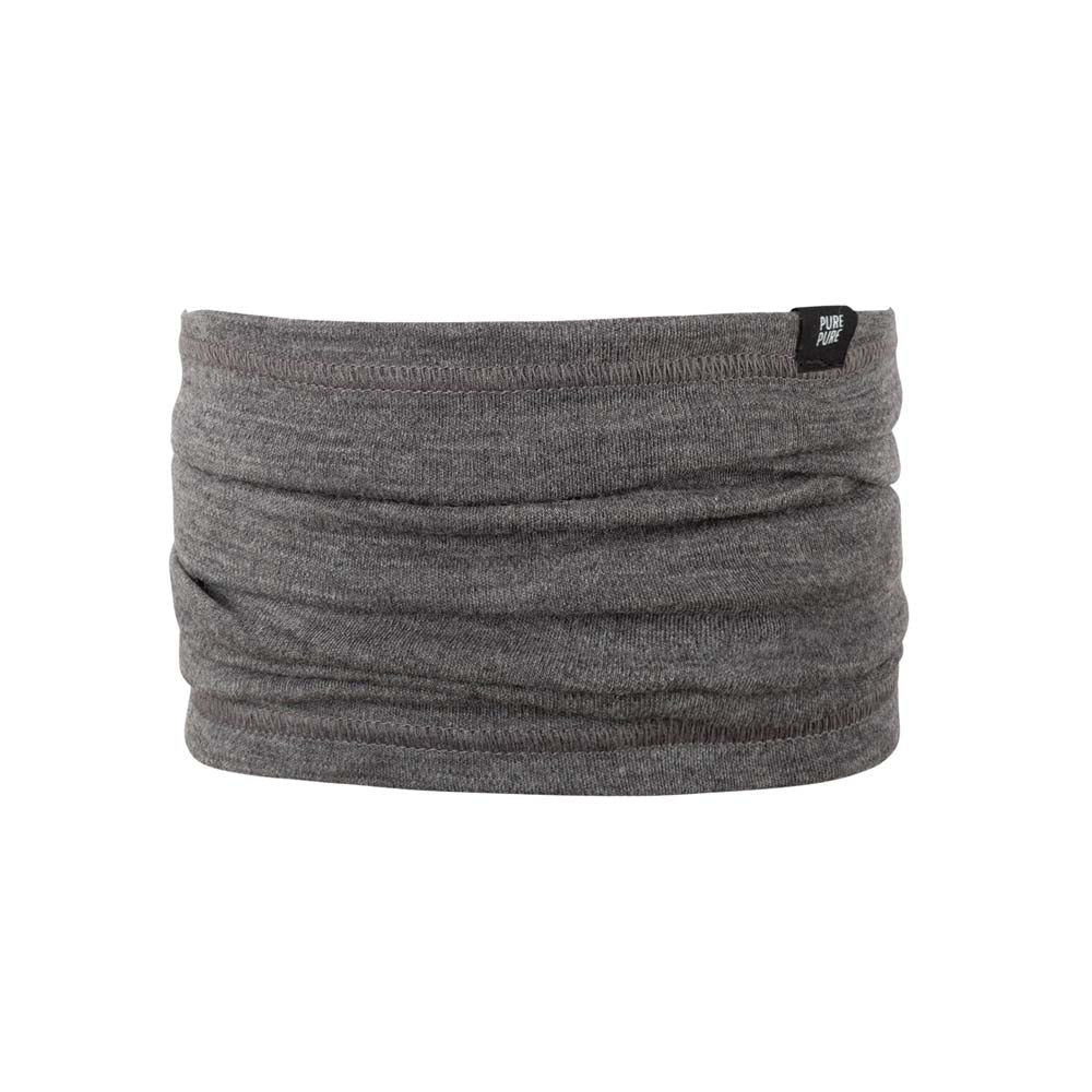 Kinder Schlupfschal Interlock - grau melange