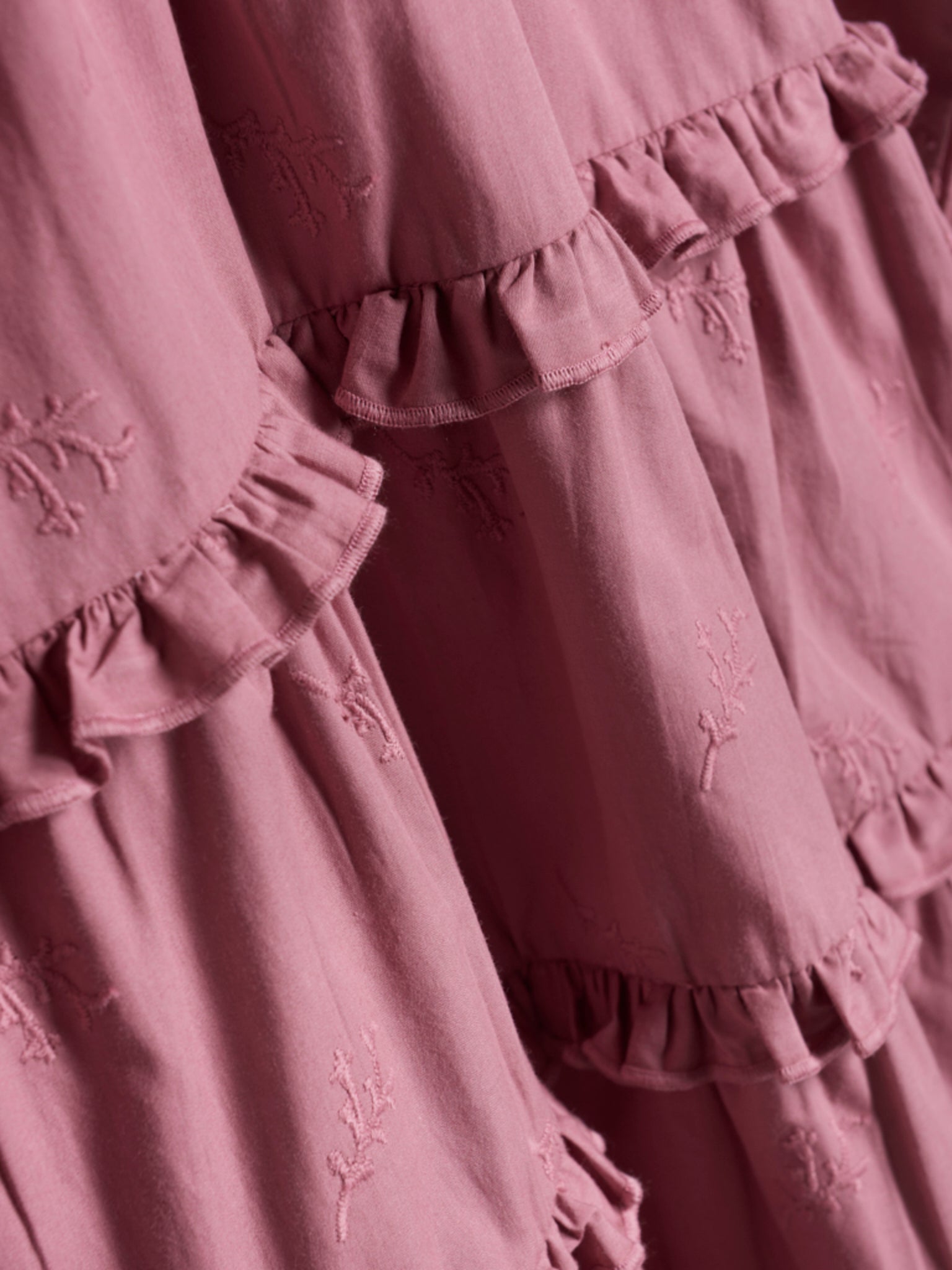 Kinder Kleid mit Stickerei