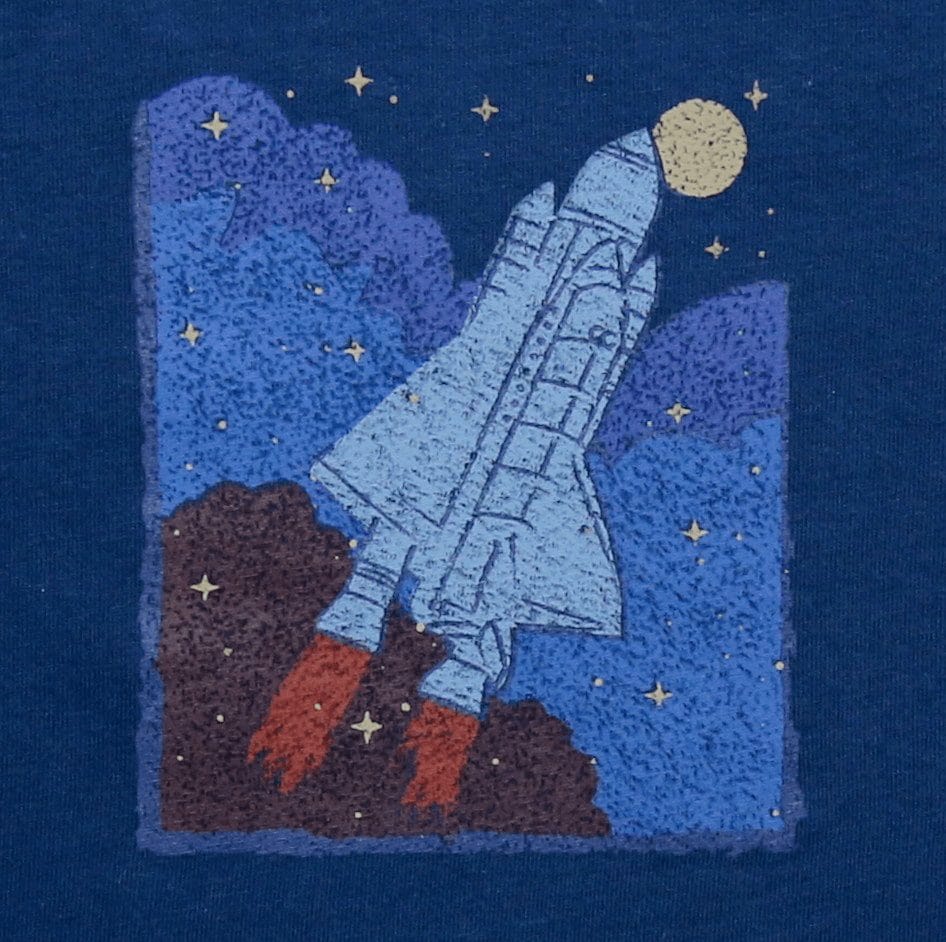 Shirt mit Space Shuttledruck