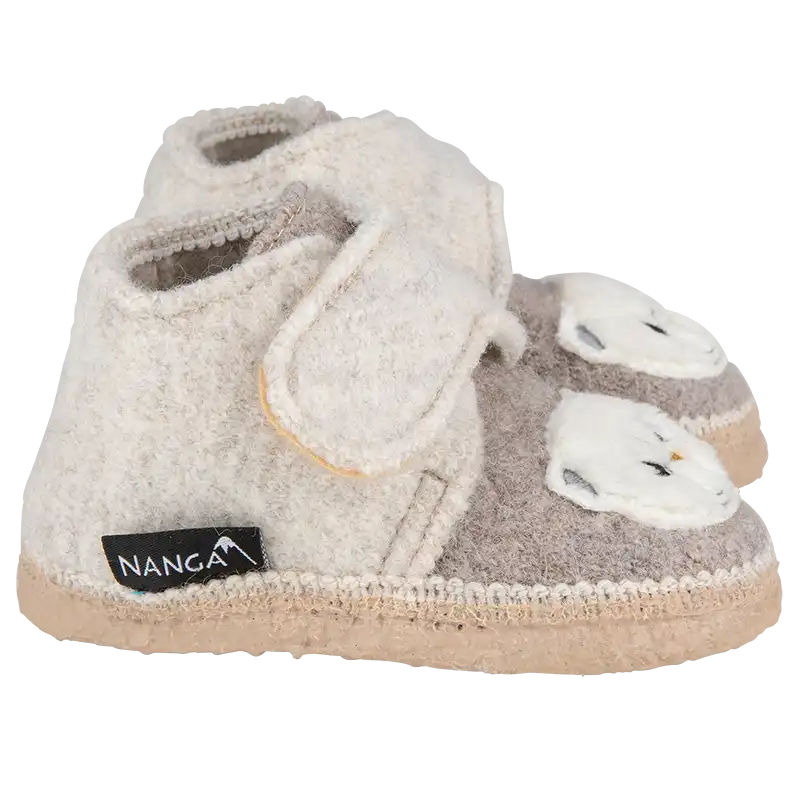 Kinderhausschuhe Teddy Bear beige