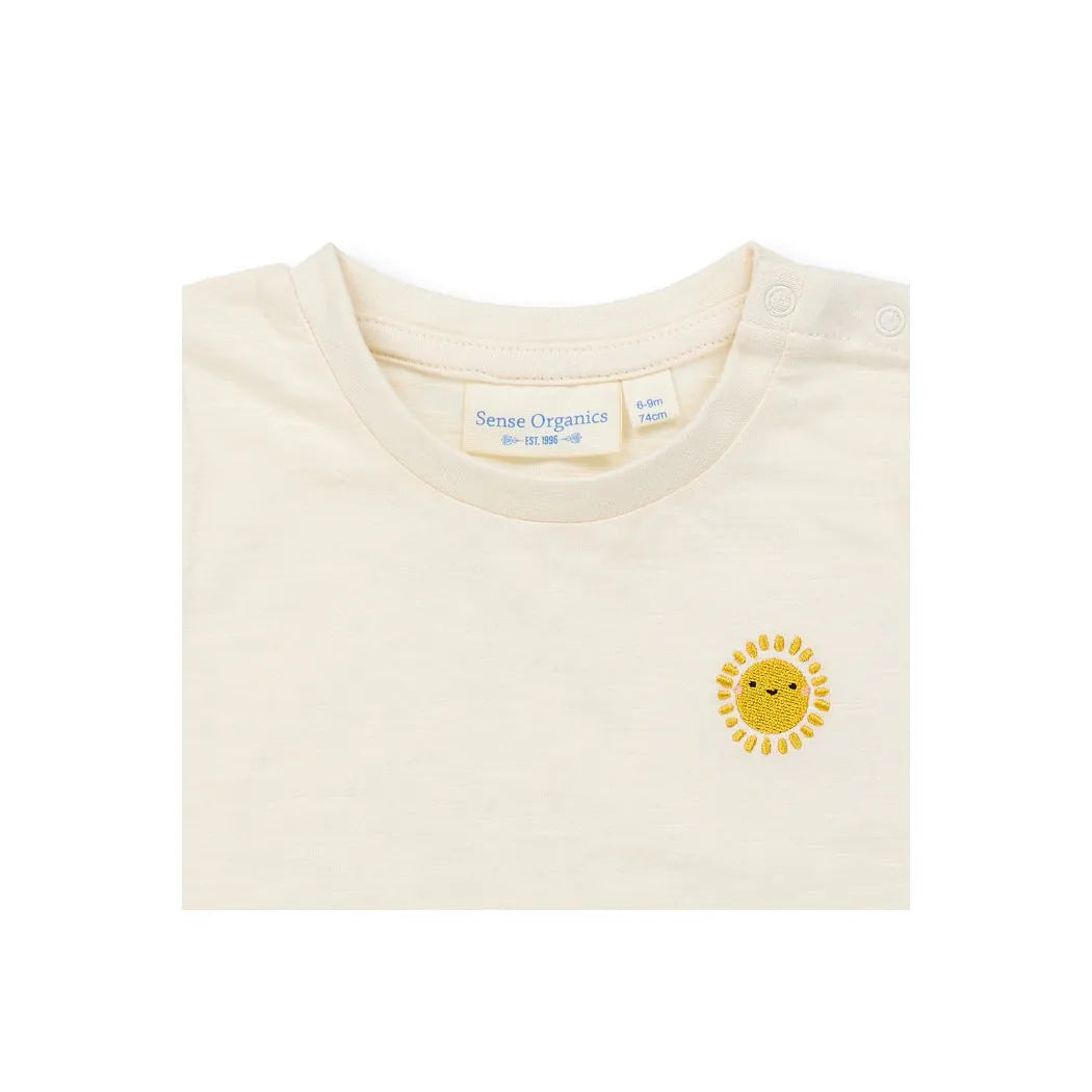 Baby T-Shirt mit Sonne, Modell TAMO