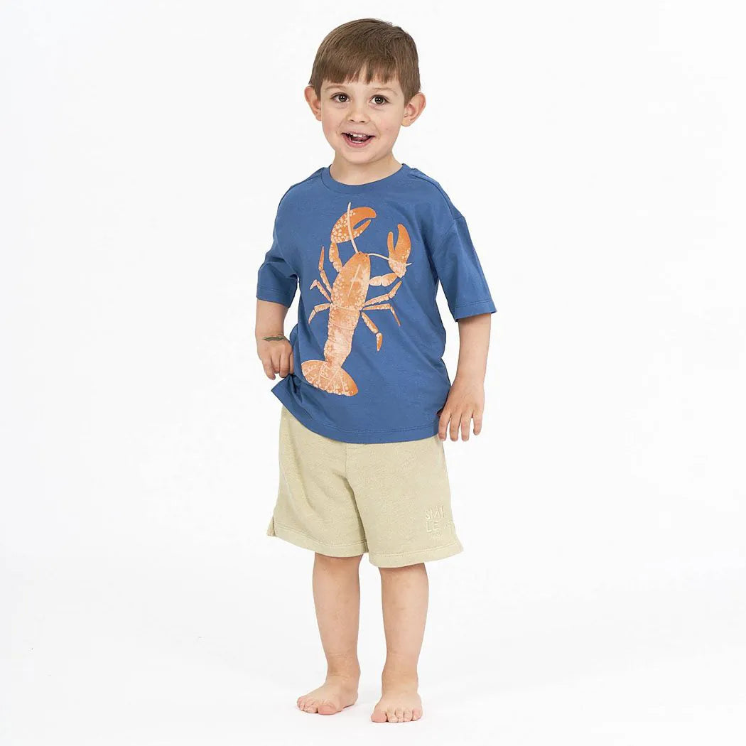 Kinder T-Shirt mit Hummerdruck, Modell OSWIN