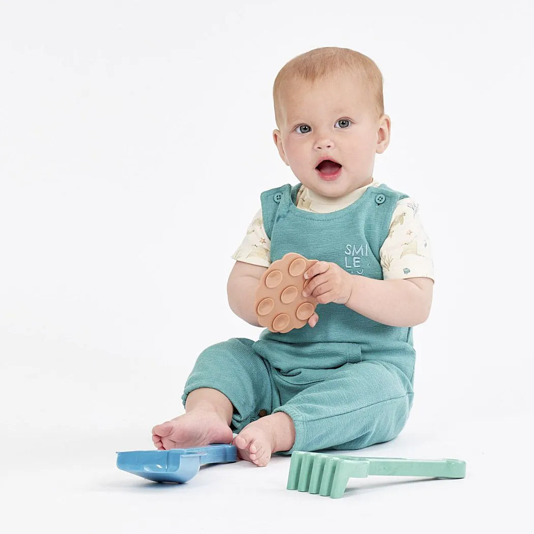 Kurzarmbody mit Meerestieren, Modell VARIN