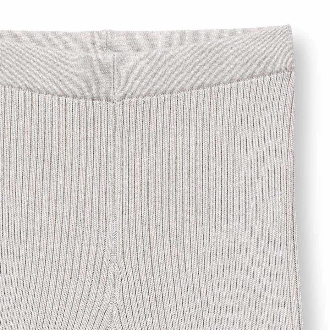 Baby Strickleggins in creme mélange, Modell YUMA