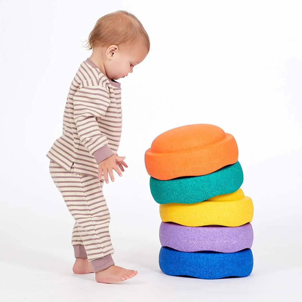 Babyhose mauve-weiß geringelt, Modell SJORS