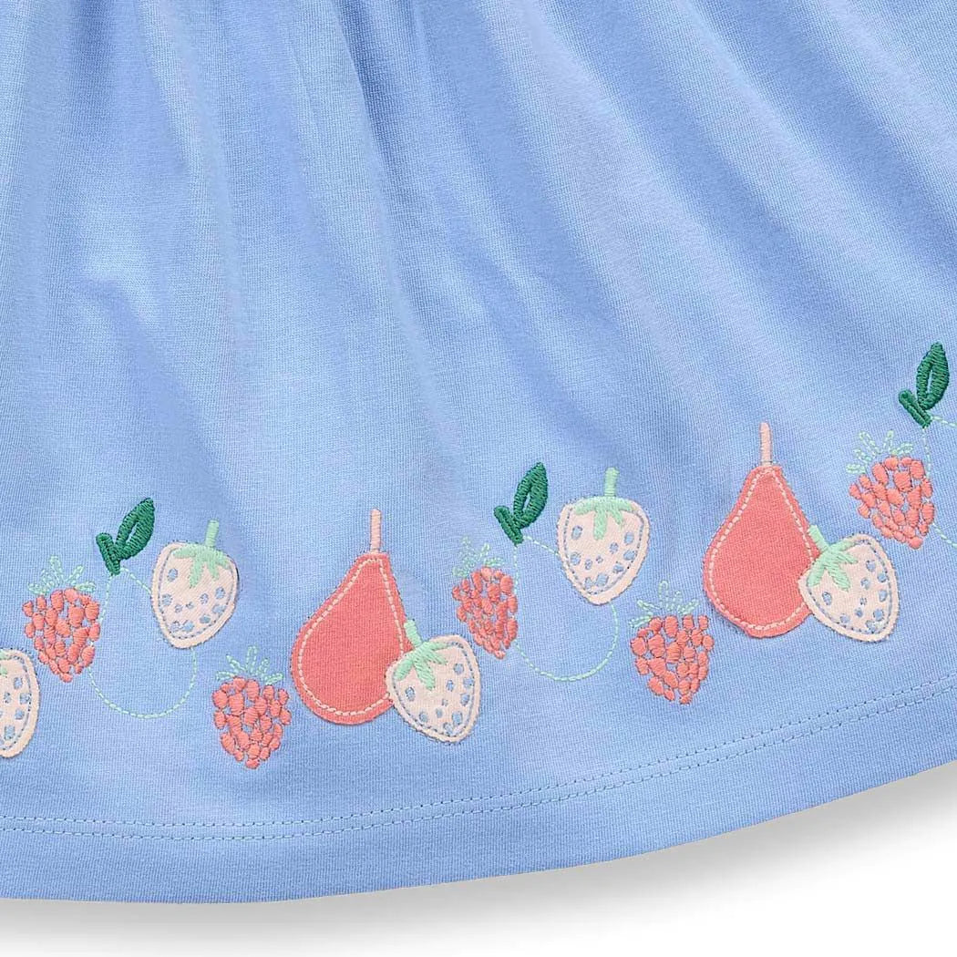 Mädchenrock mit Früchtemotiv, Modell MALIA