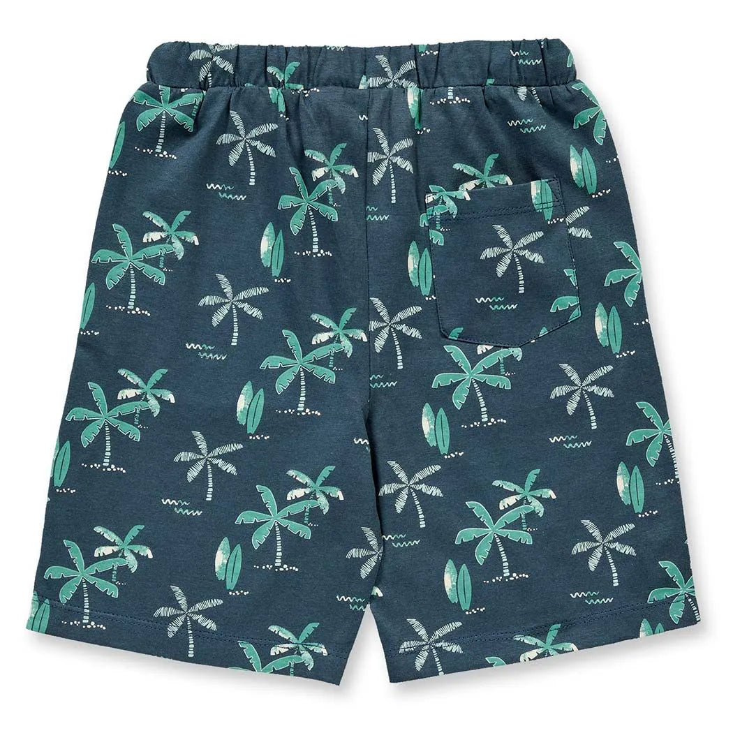 Kinder Shorts mit Palmen-Druck, Modell KHAN