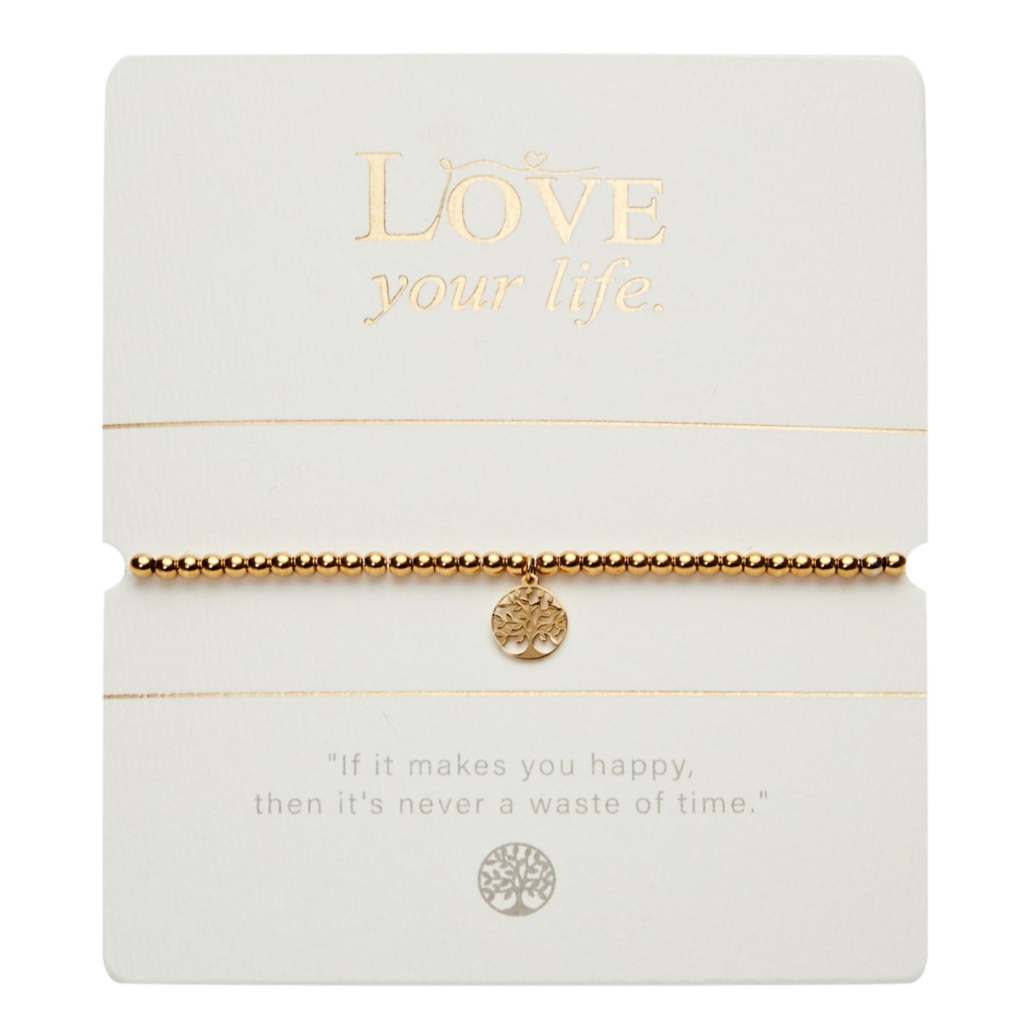Kugelarmband - Love your life - Baum des Lebens