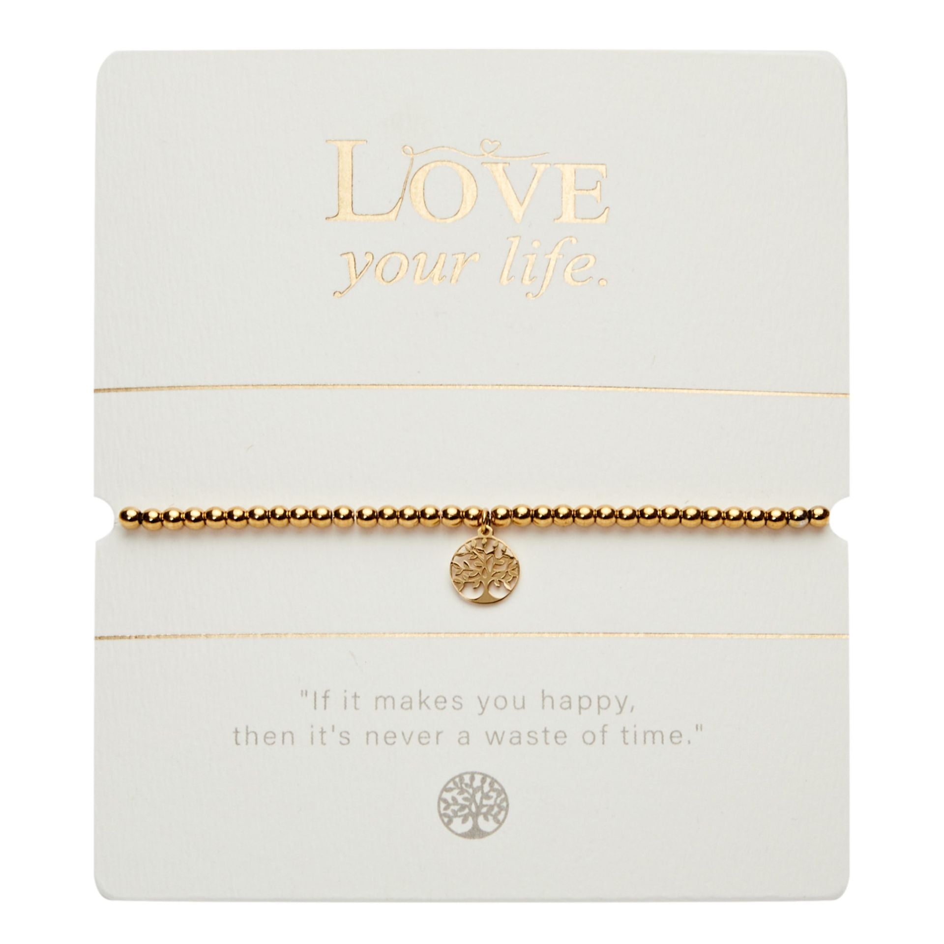 Kugelarmband - Love your life - Baum des Lebens