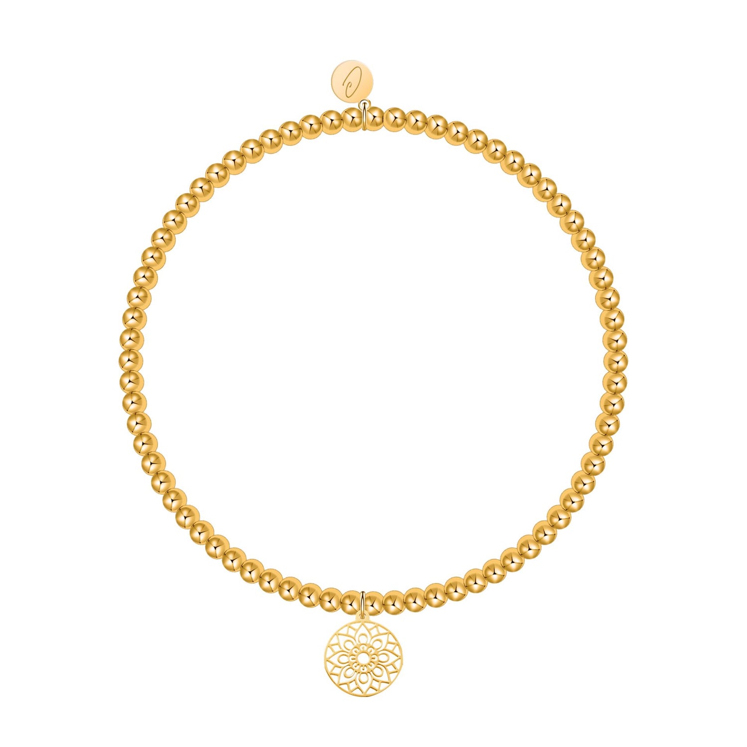 Kugelarmband - Love your life - Mandala des Glücks