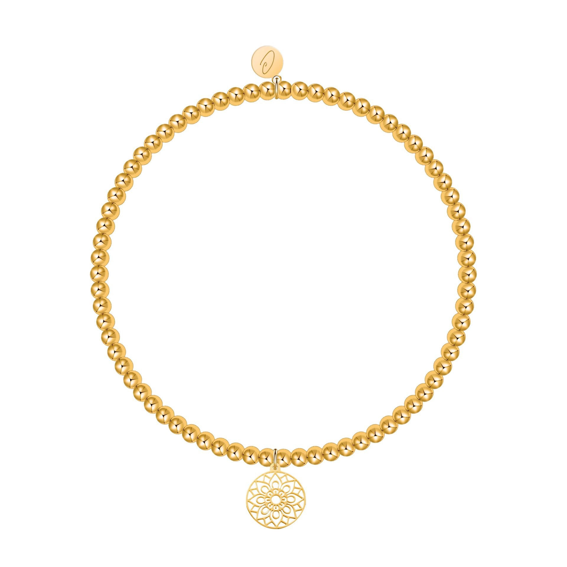 Kugelarmband - Love your life - Mandala des Glücks