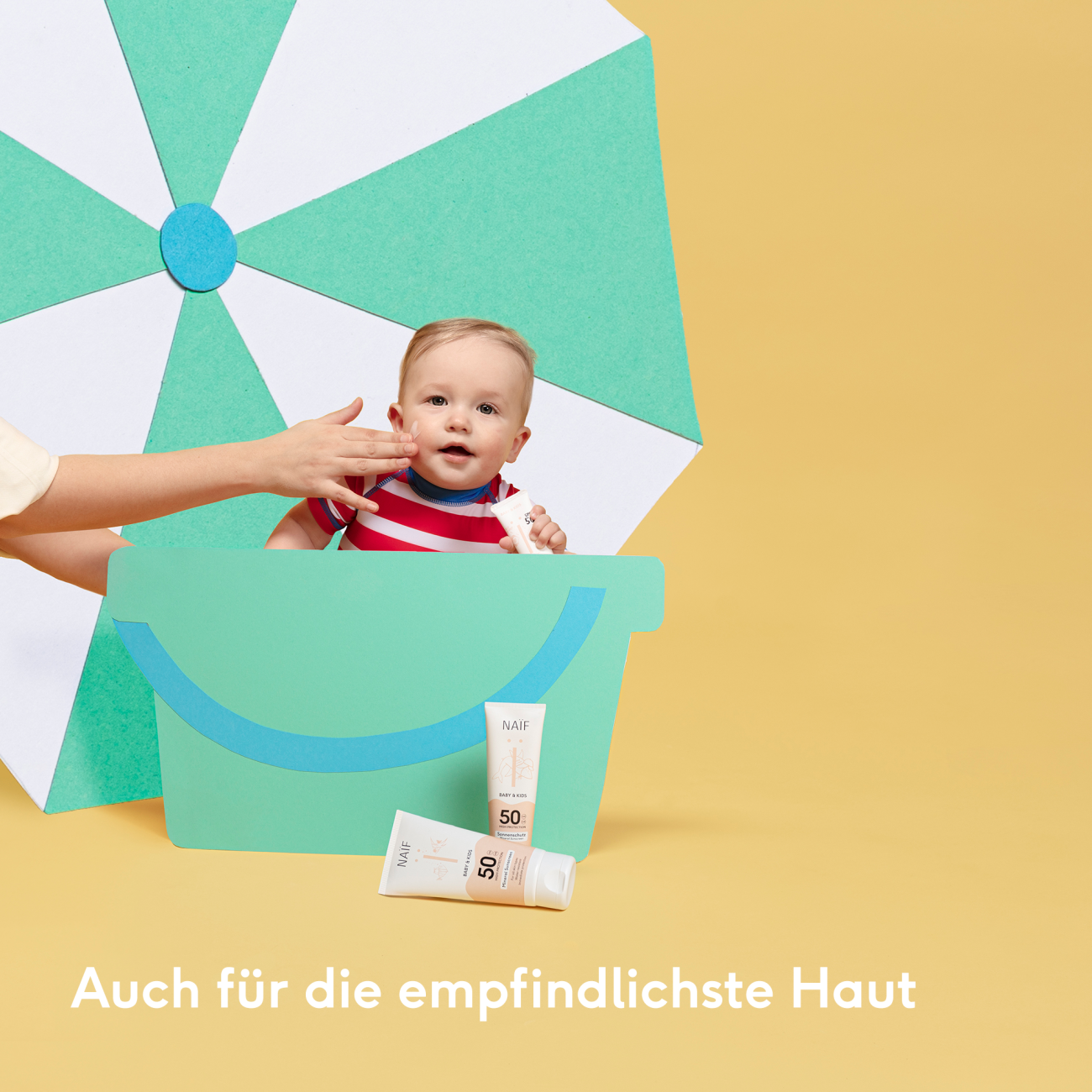 Sonnencreme mit natürlichen UV-Filtern - Sunscreen Baby & Kids LSF 50