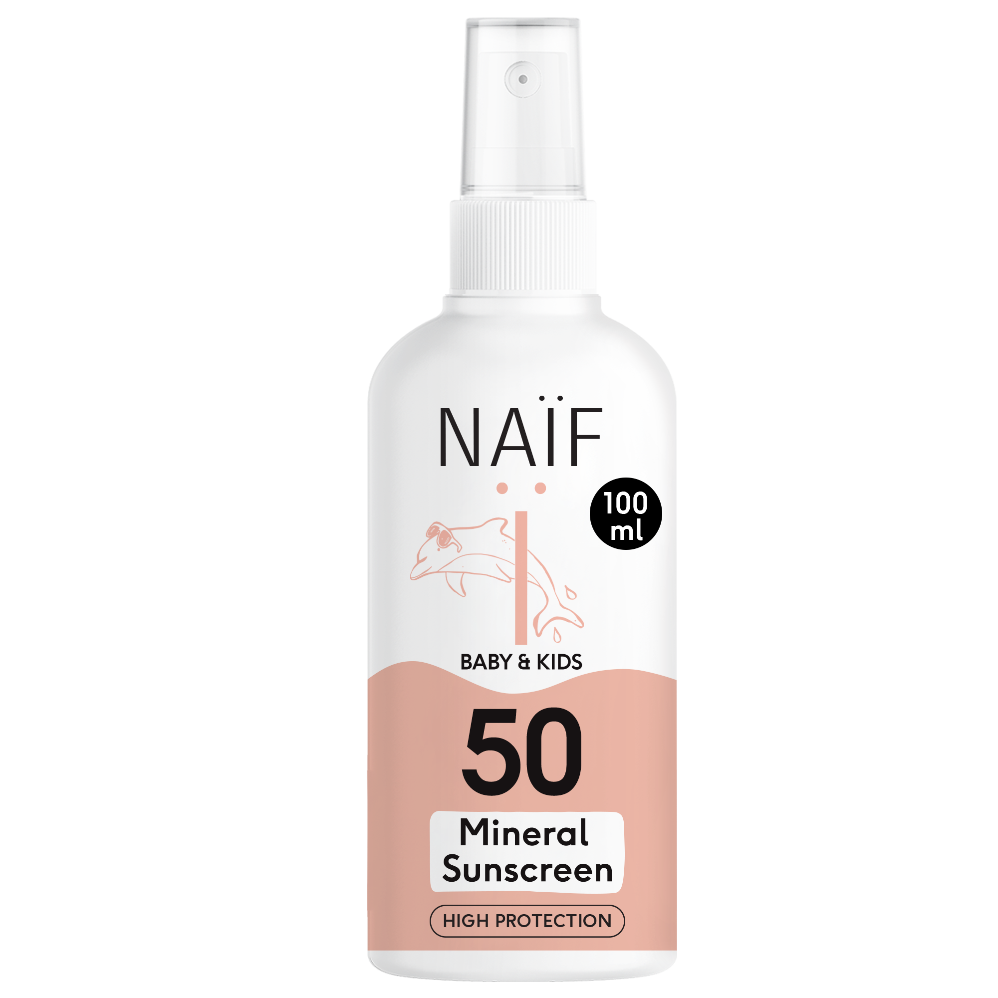 Sonnenschutzspray mit natürlichen UV-Filtern - Sunscreen Baby & Kids LSF 50