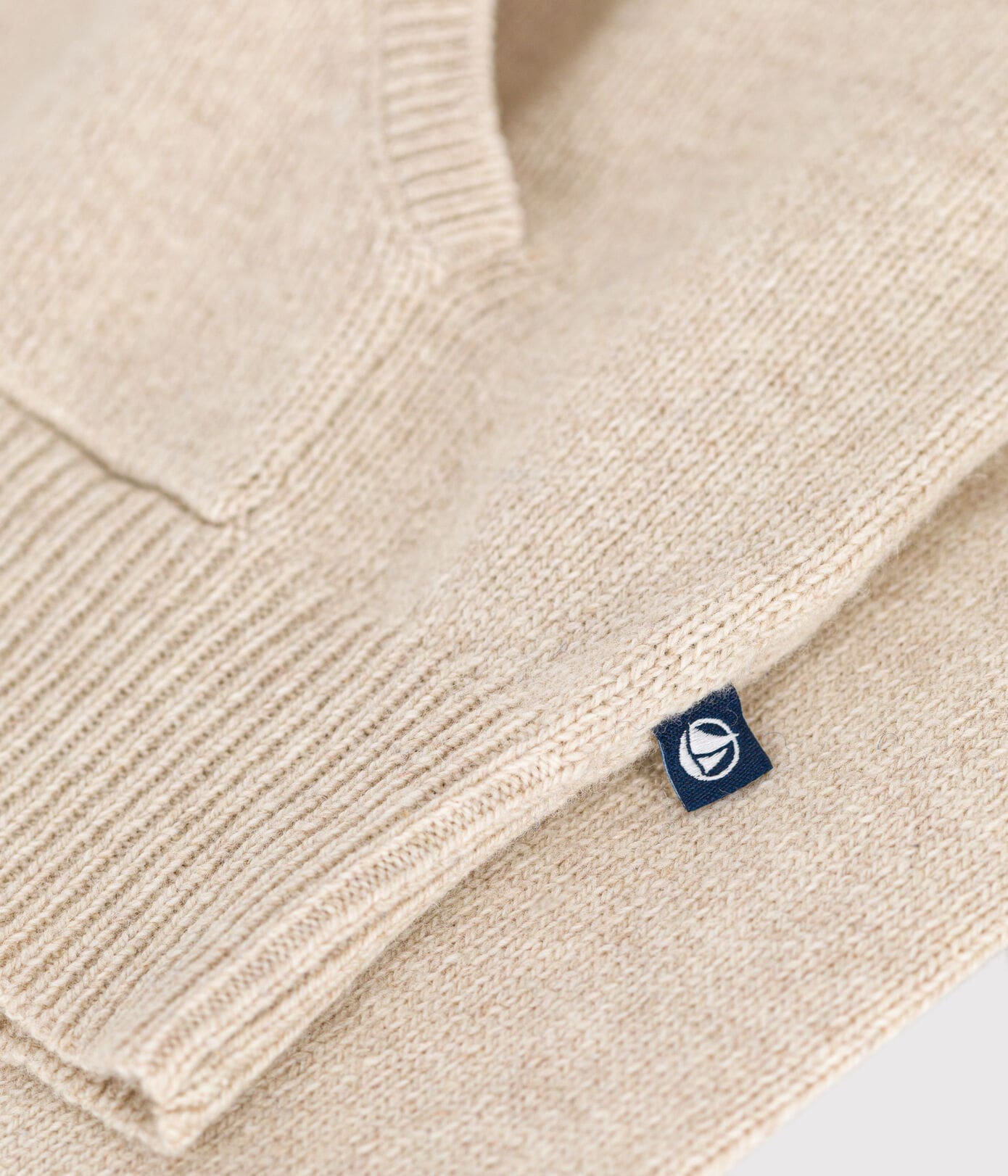 Kinder-Kapuzenpullover aus Wolle und Baumwolle