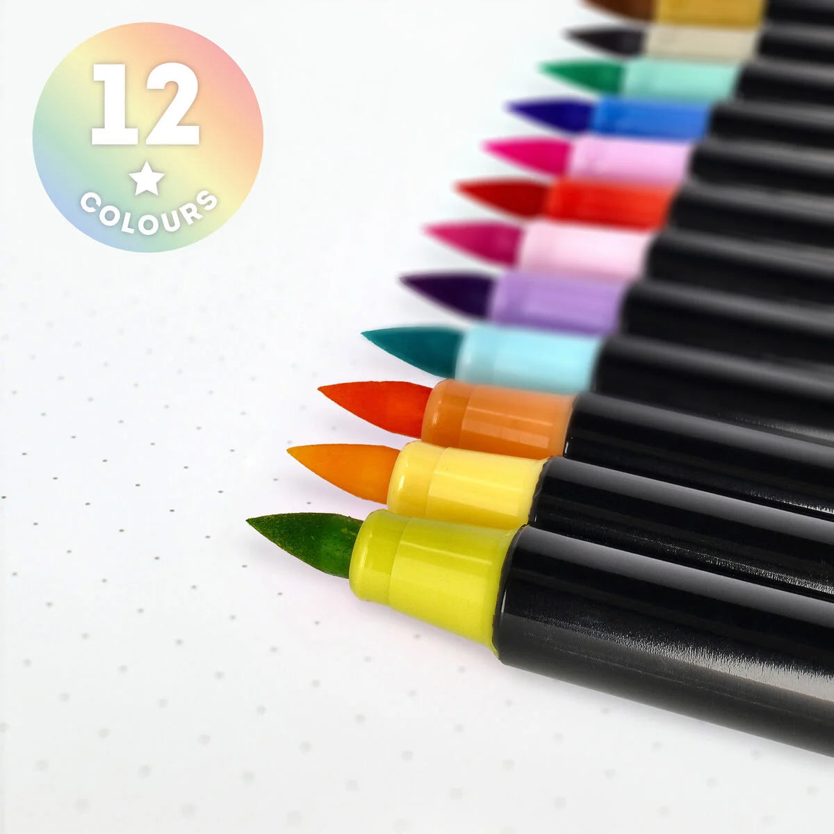 Set mit 12 Pinselstiften - Brush Markers