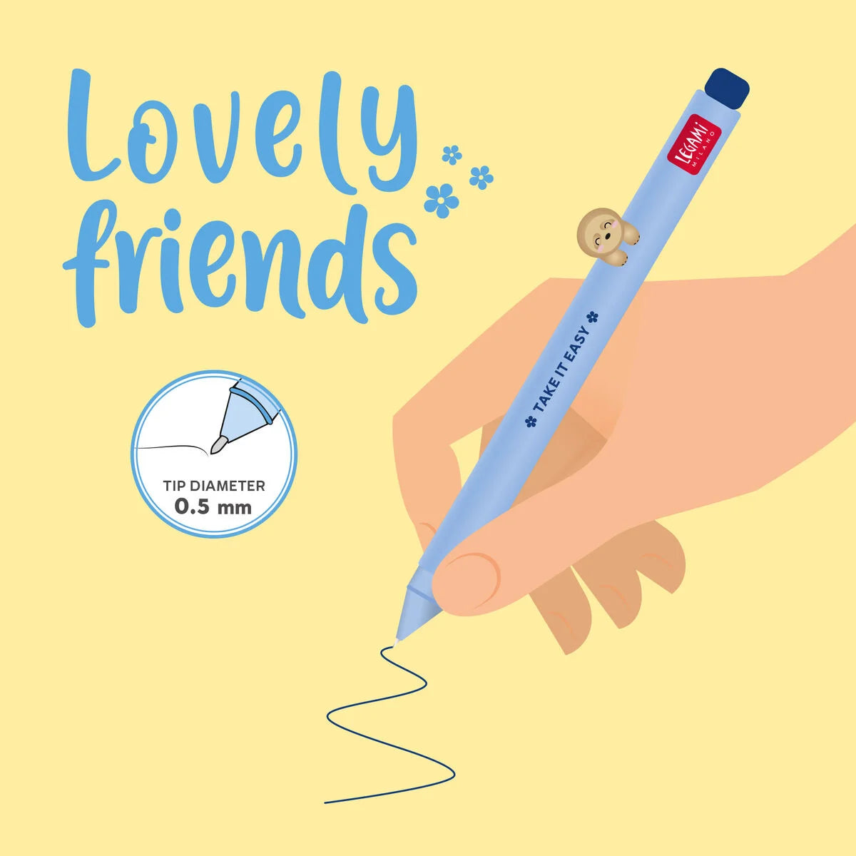 Gelstift - Lovely Friends Faultier