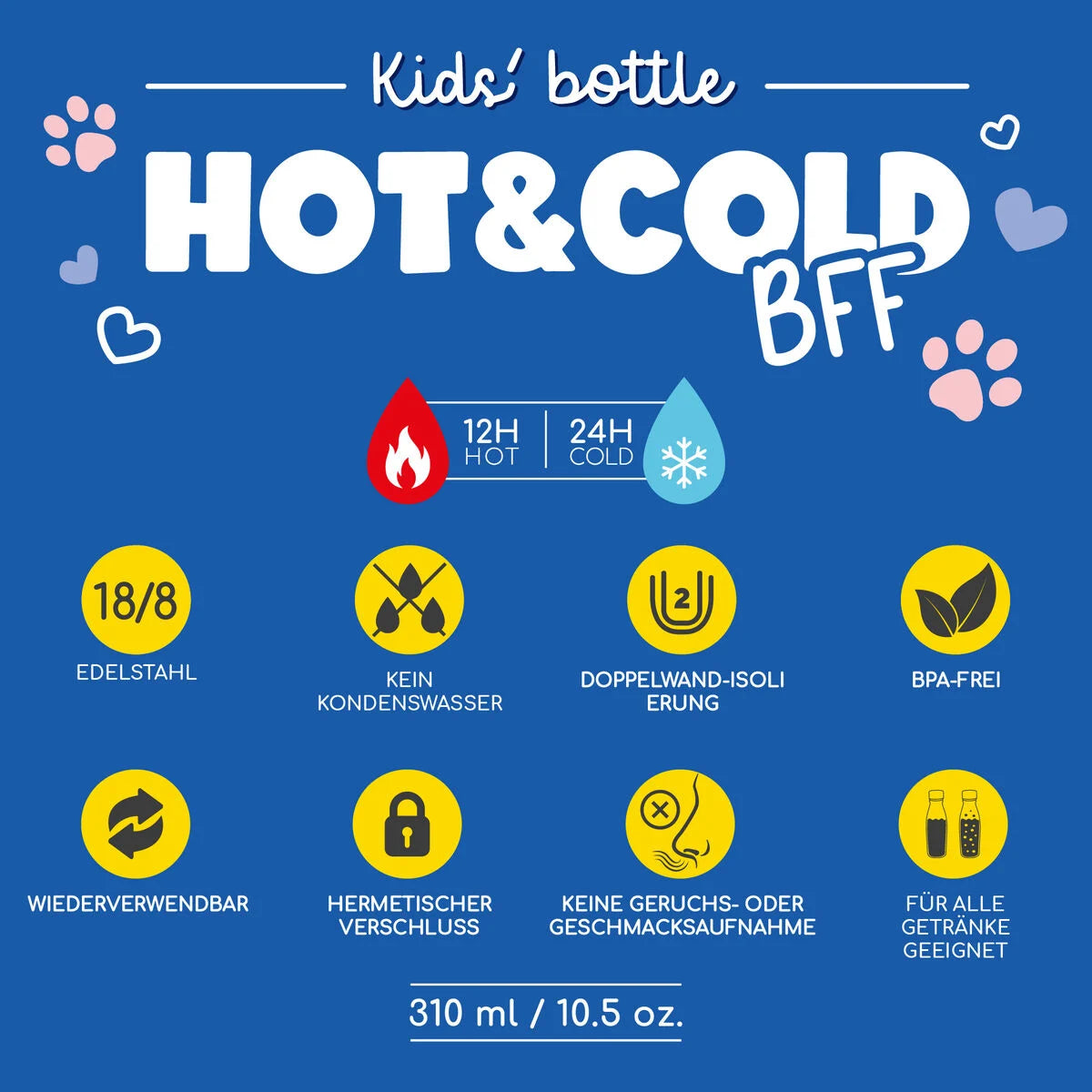 Thermosflasche für Kinder - Kitty