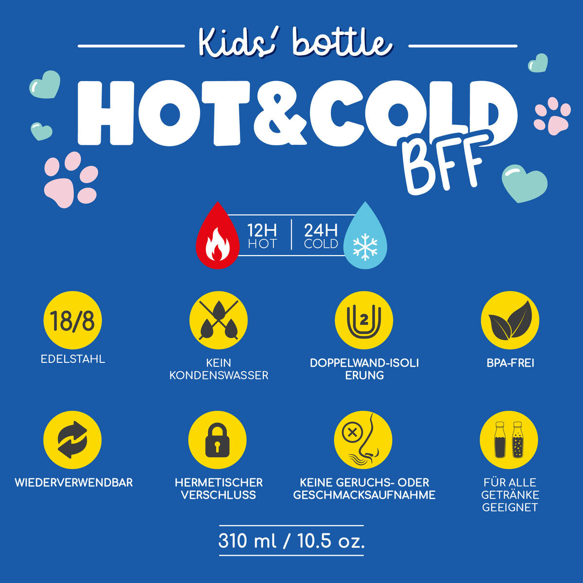 Thermosflasche für Kinder - Panda