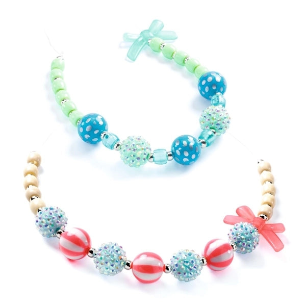 Schmuck basteln: Kugeln Silber