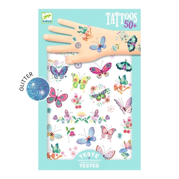 Kinder Tattoos - Schmetterlinge