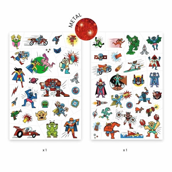 Kinder Tattoos - Superhelden