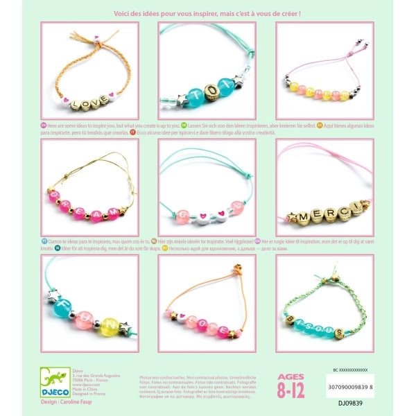 Schmuck basteln: Buchstaben