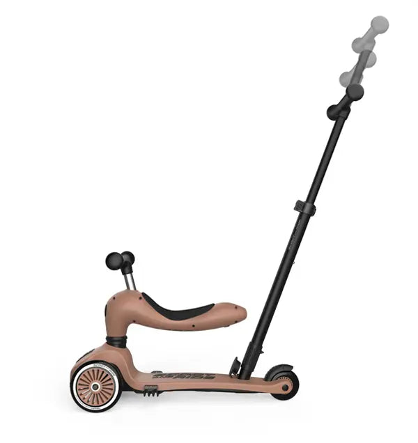 Kinder 2 in 1 Kickboard / Roller - Highwaykick 1 Push and Go Mocha