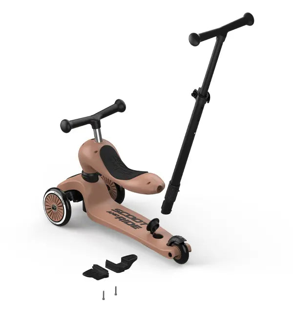 Kinder 2 in 1 Kickboard / Roller - Highwaykick 1 Push and Go Mocha