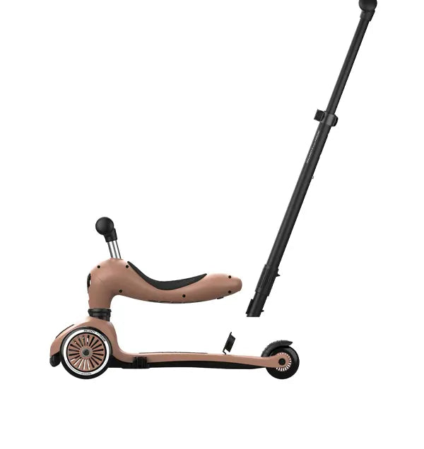 Kinder 2 in 1 Kickboard / Roller - Highwaykick 1 Push and Go Mocha