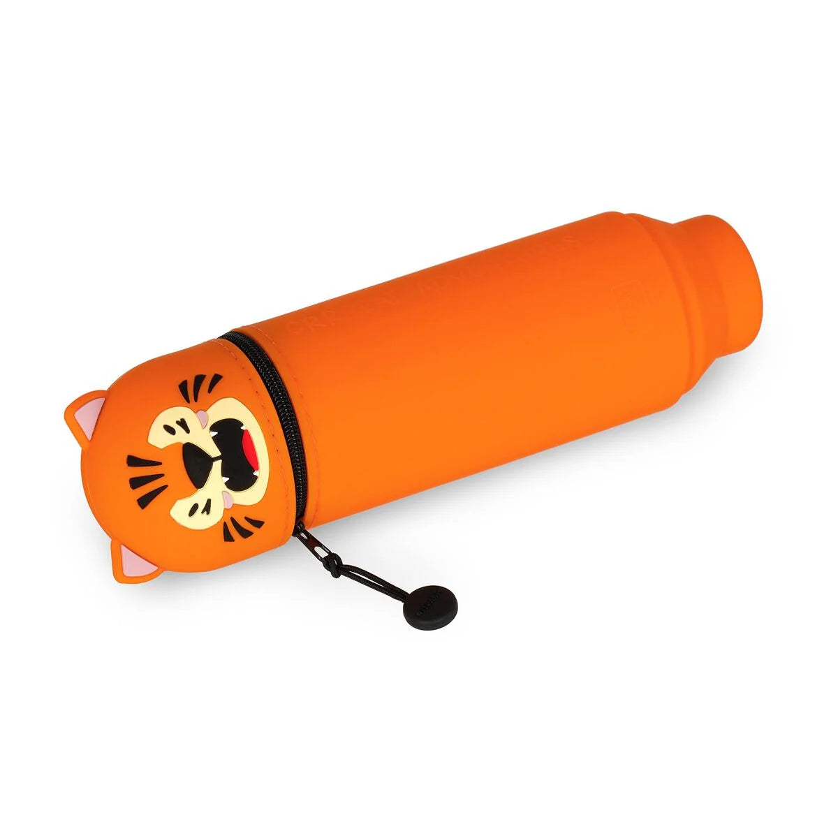 2 in 1 Federmäppchen KAWAII aus weichem Silikon - Tiger