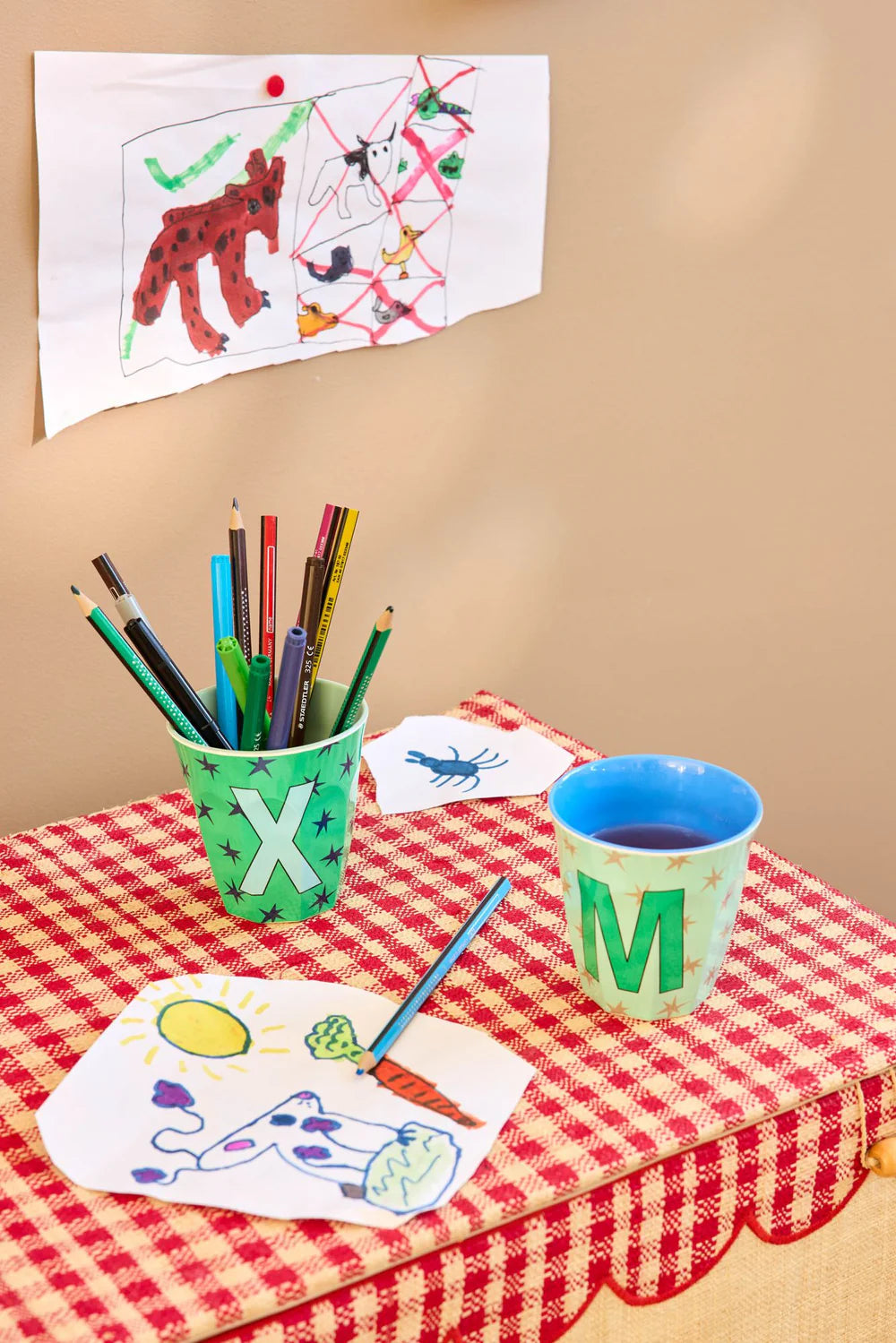 Mittelgroßer Becher - M - Sterne