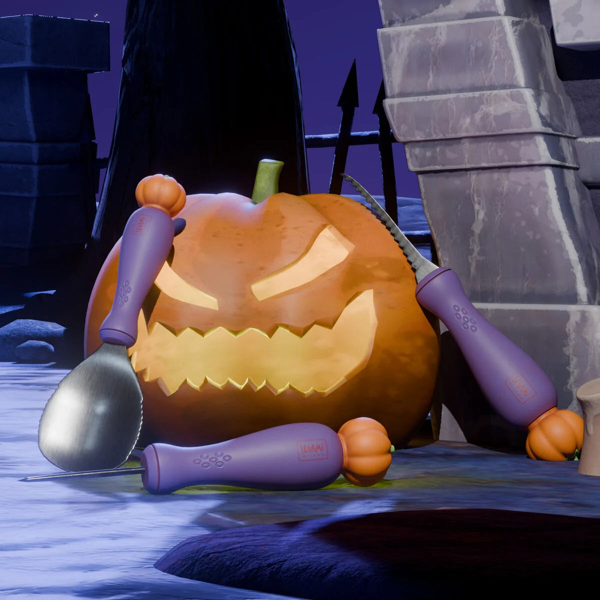 Halloween -Kürbisschnitzset - Carve & Scare