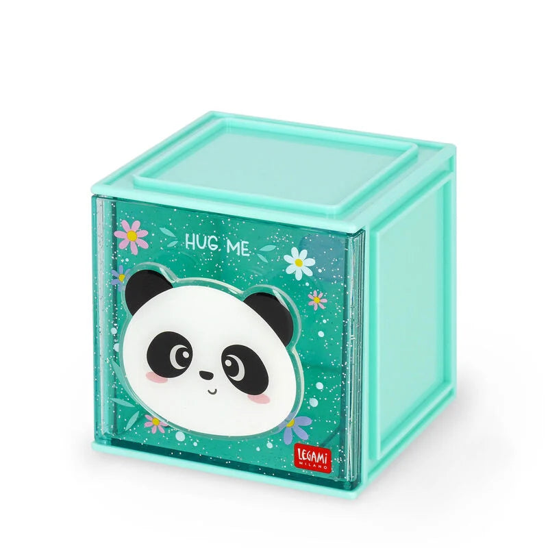 Erweiterbare Schreibtischbox - Cutie Cube, Panda