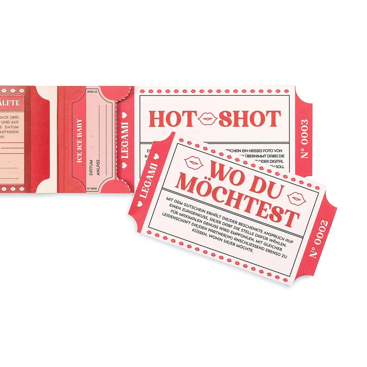 Block mit 24 sexy Gutscheinen - Deutsch - Gift Vouchers