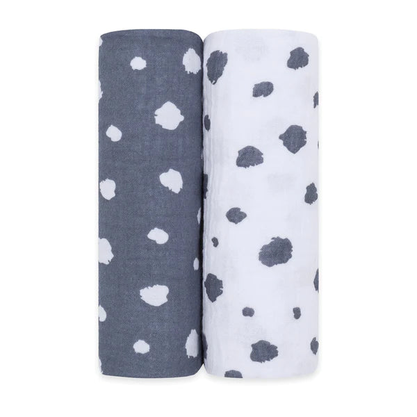 Spucktücher 2er Set - blau