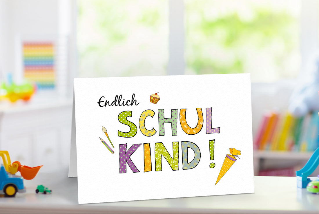 Klappkarte Nr. 1361 Einschulung