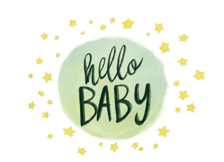 Glückwunschkarte Nr. 1416 Hello Baby
