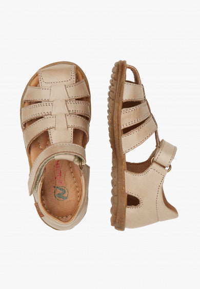 Kinder halb geschlossene Sandalen See, taupe