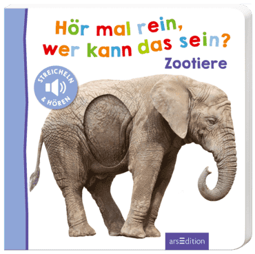 Hör mal rein, wer kann das sein? Zootiere