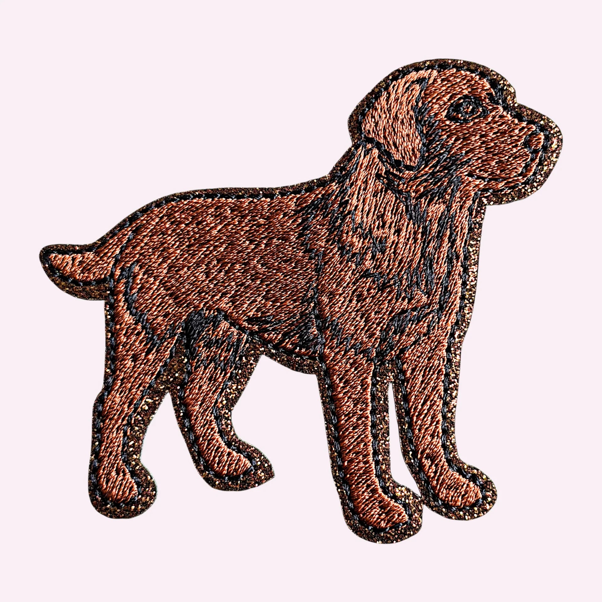 Glitzer Sticker Labrador