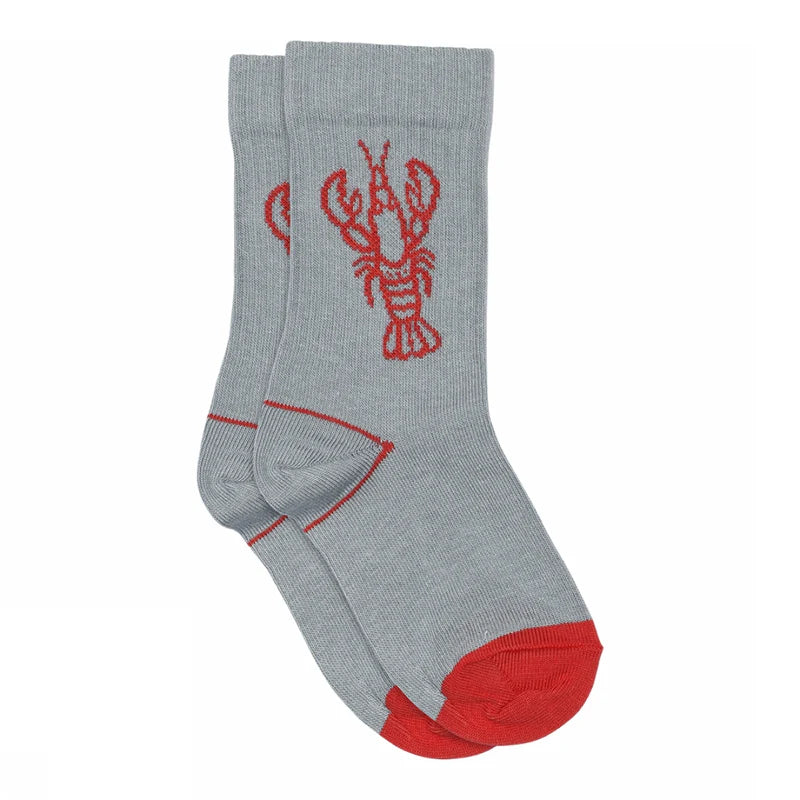 gerippte Baumwollsocken - Lauge Socks