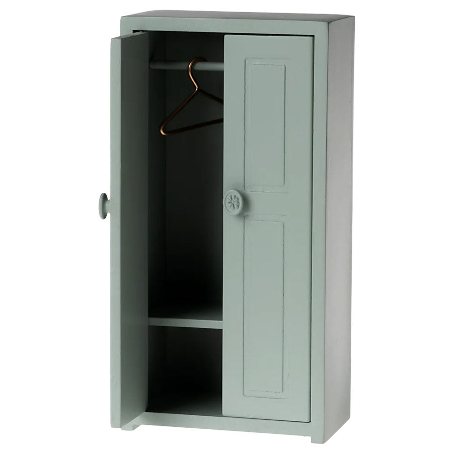Kleiderschrank Maus - hellblau